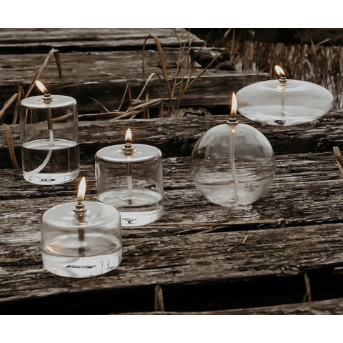 Lampe à huile PERID DESIGN - forme cylindrique - moyen modèle