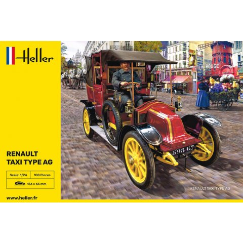 Maquette Heller - Renault Taxi Type AG - 1/24