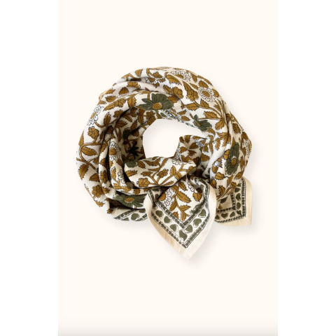 Big foulard Latika Coeur Macadamia APACHES