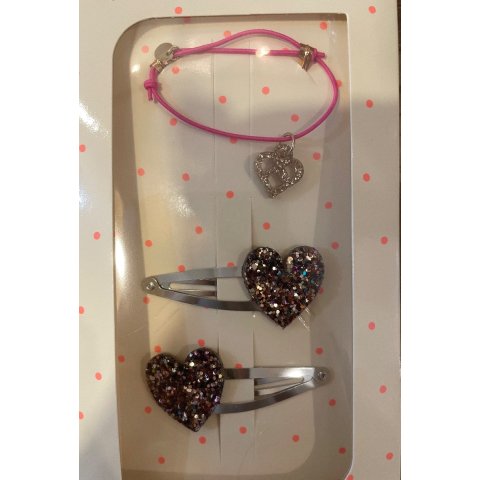 Coffret Trio Coeurs Paillettes
