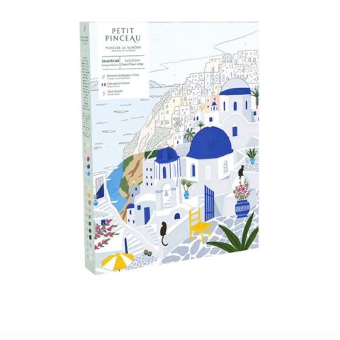 Coffret peinture - Petit Pinceau - Santorini par Maja Tomljanovic