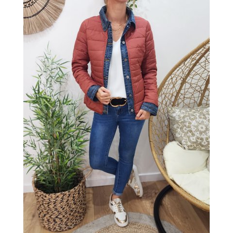 Doudoune imitation jean discount