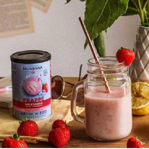 Milkshake fraise, Chocolaterie Monbana