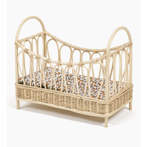 Lit « Jambi » poupée + garniture en coton exclusif "Top of winter" MINIKANE