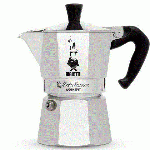 Moka expresso Bialetti 4 tasses grise