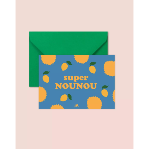 Carte postale Super nounou MA PETITE VIE