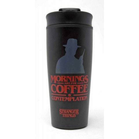 Mug de voyage Stranger Things Mornings Coffee