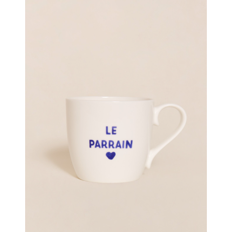 Mug Le Parrain émoi émoi - bleu