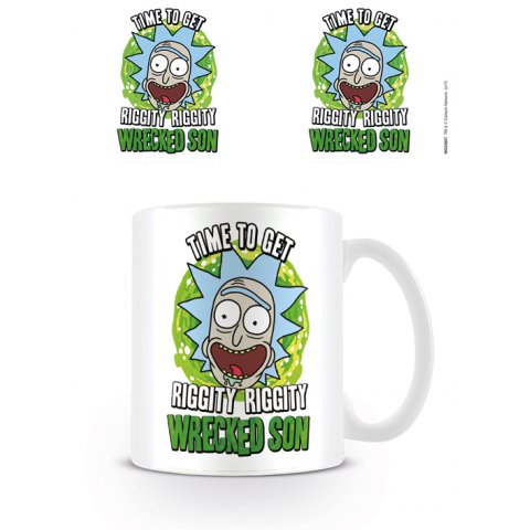 Mug Rick et Morty Time to get Riggity wrecked son