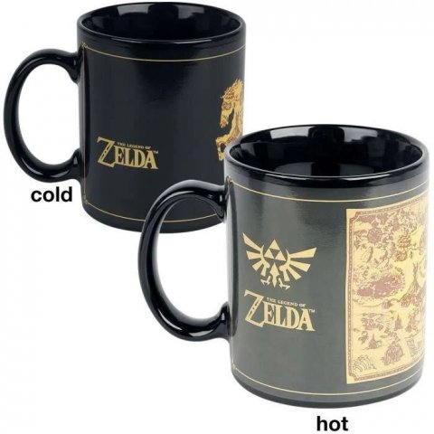 Mug Zelda Carte Thermoreactif Nintendo