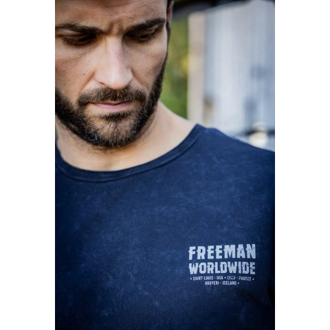 T-Shirt Homme Freeman T.Porter Octave Gentleman Anthra