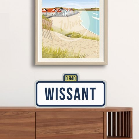 Panneau touristique / routier Wim' Wissant