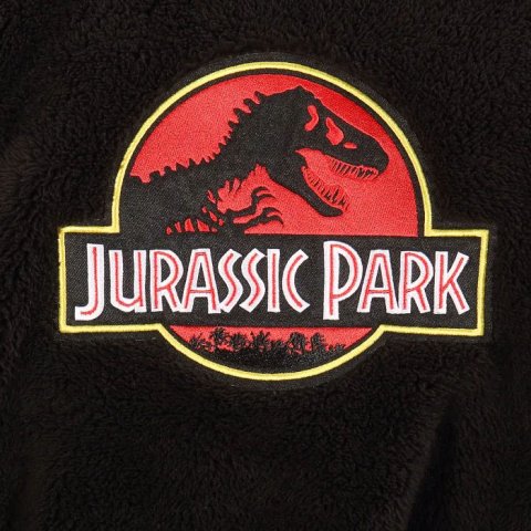 Peignoir Jurassic Park adulte noir et rouge