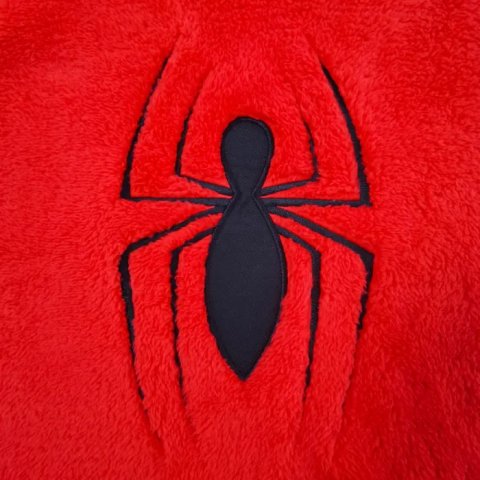 Peignoir Spiderman adulte rouge et noir MARVEL