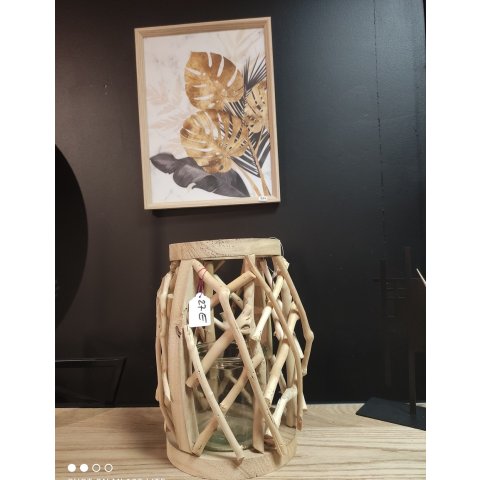Photophores en Bois - 2 Modèles au choix