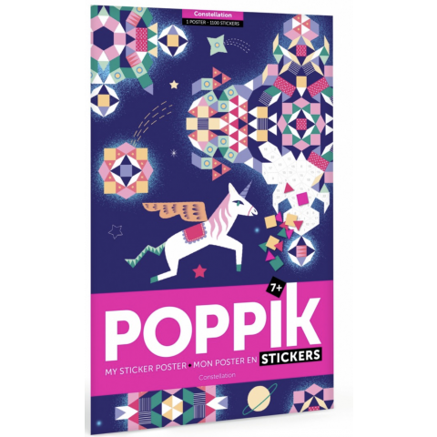 Poster Constellation +1000 stickers - POPPIK