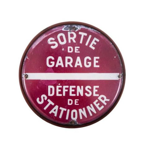 Plaque Sortie de garage 