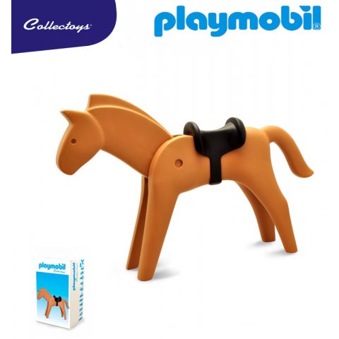 Figurine Résine Plastoy Playmobil Cheval 22 cm