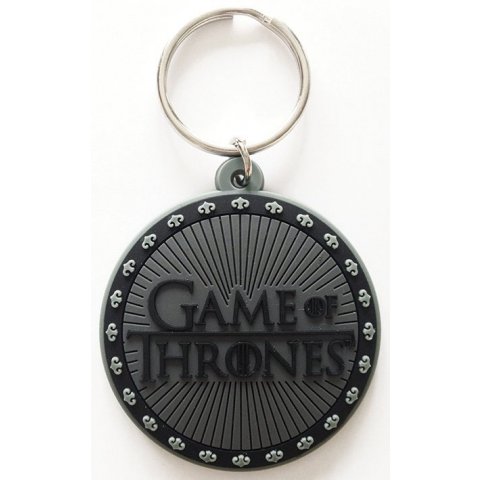 Porte-clés Logo Caoutchouc 6cm Game of Thrones