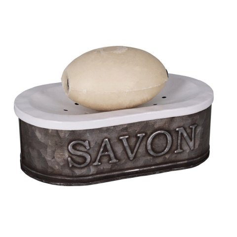 Porte-savon en zinc