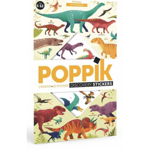 Poster en Stickers - POPPIK - DINOSAURES
