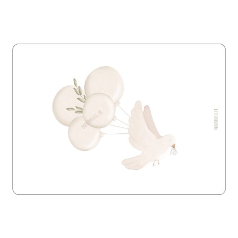 Carte - Colombe cérémonie