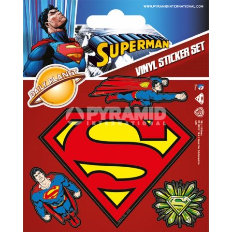 Pack de 5 Stickers Superman
