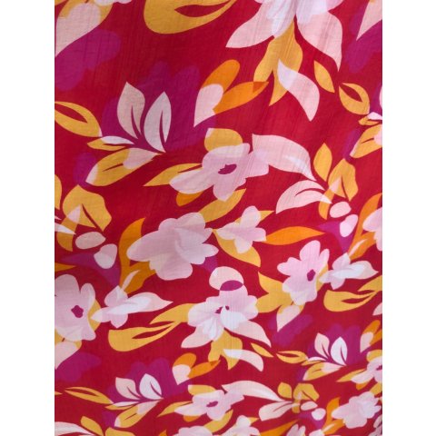  Robe longue femme fuchsia et orange Saskia