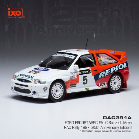 FORD Escort 1997 #5 WRC Sainz - 1:43 IXO RAC391A