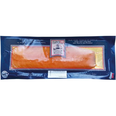 Filet de saumon fumé tranché. 1 kg