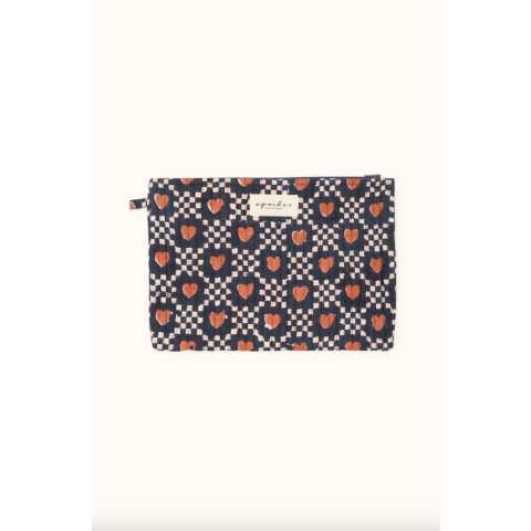 Small pochette Sana Amor Meteorite