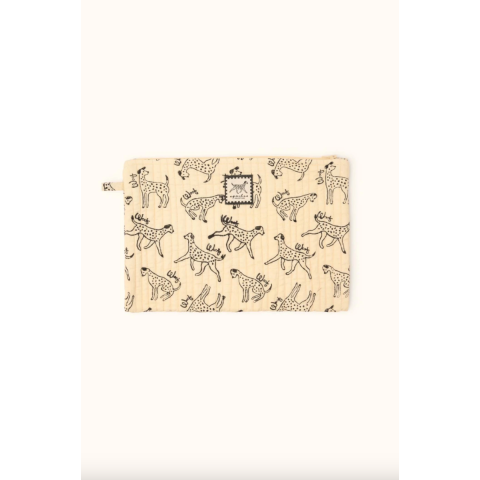 Small pochette Sana Pongo Macadamia APACHES