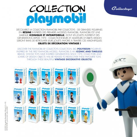 Figurine Résine Plastoy Playmobil Cheval 22 cm - 50613