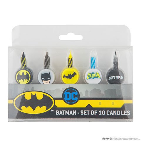 Set 10 bougies Batman DC Comics