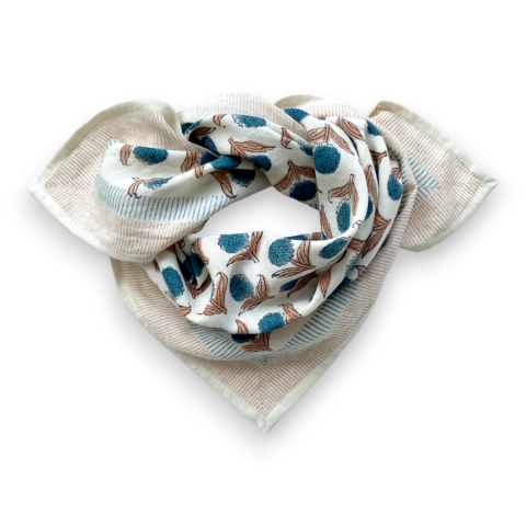 Small foulard Manika - Lotus Chamallow