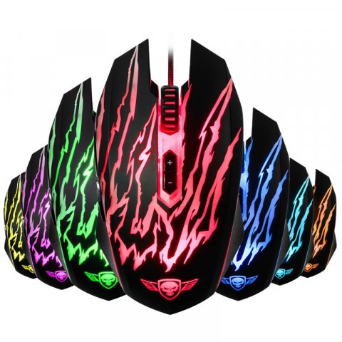 Souris Fil. Sirit Of Gamer Elite-M40 SCARY EDITION -7 Boutons-4000 DPI