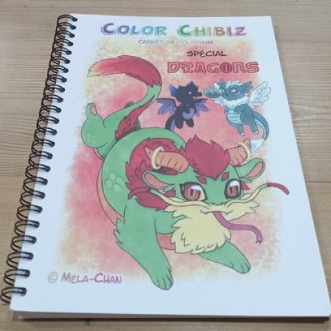 Carnet de coloriage Méla Chan