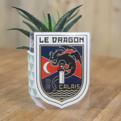 Sticker blason "Dragon de Calais"