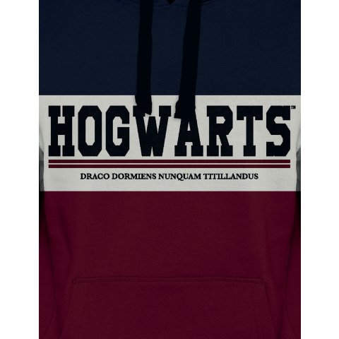 Sweat Harry Potter Hogwarts bordeaux à capuche - 264452