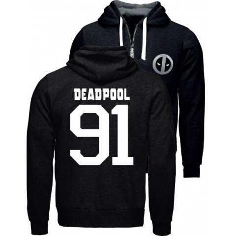 Sweat-shirt Deadpool Marvel - Metal Logo