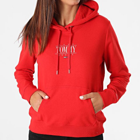 SWEAT ROUGE FEMME TOMMY JEANS