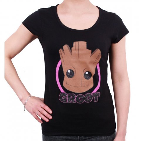 T-Shirt Femme Little Groot Head Gardiens de la Galaxie