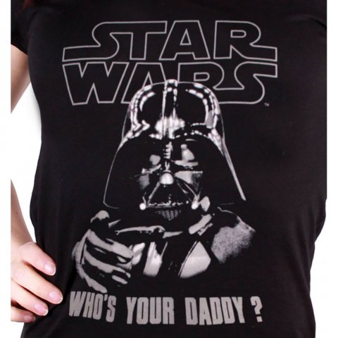 T-Shirt Femme Who's Your Daddy Star Wars