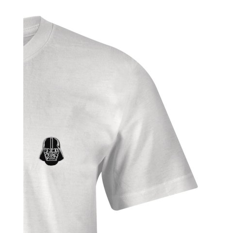 T-Shirt Star Wars blanc VADER noir brodé