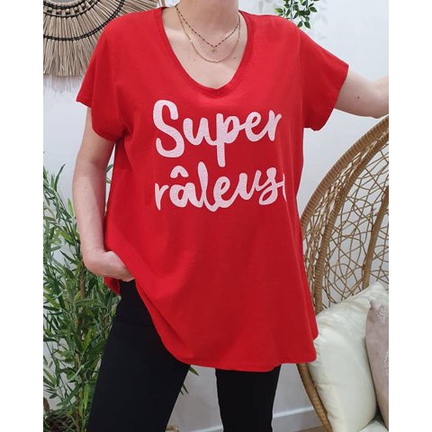 T-Shirt oversize Super Râleuse