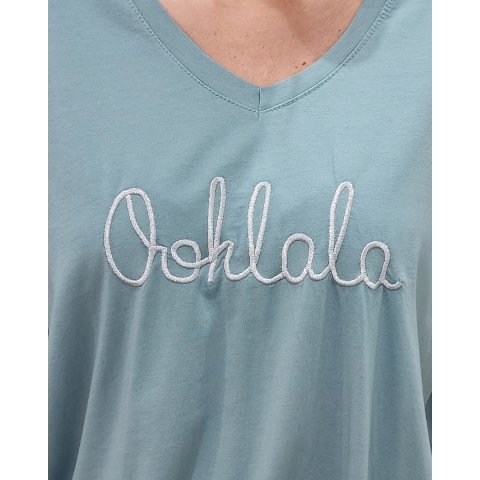T-shirt Oversize Oohlala argent