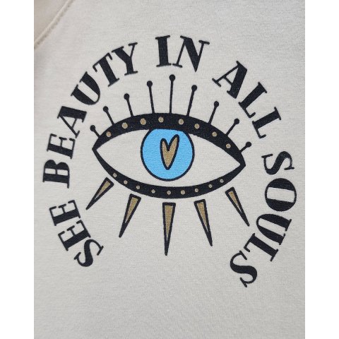 T-Shirt femme beige See Beauty in all Souls
