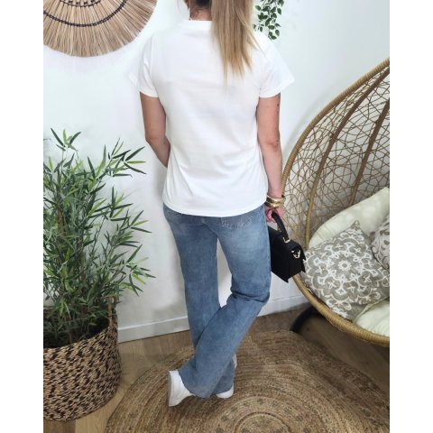 T-shirt femme beach vibes palmiers Disa