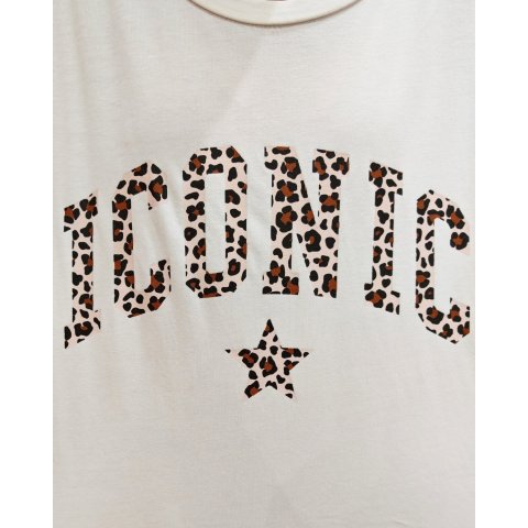 T-shirt manches longues Iconic léopard 