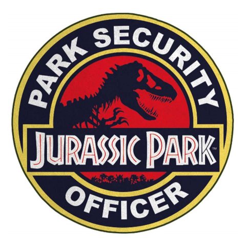 Tapis Jurassic Park Park Security Officer